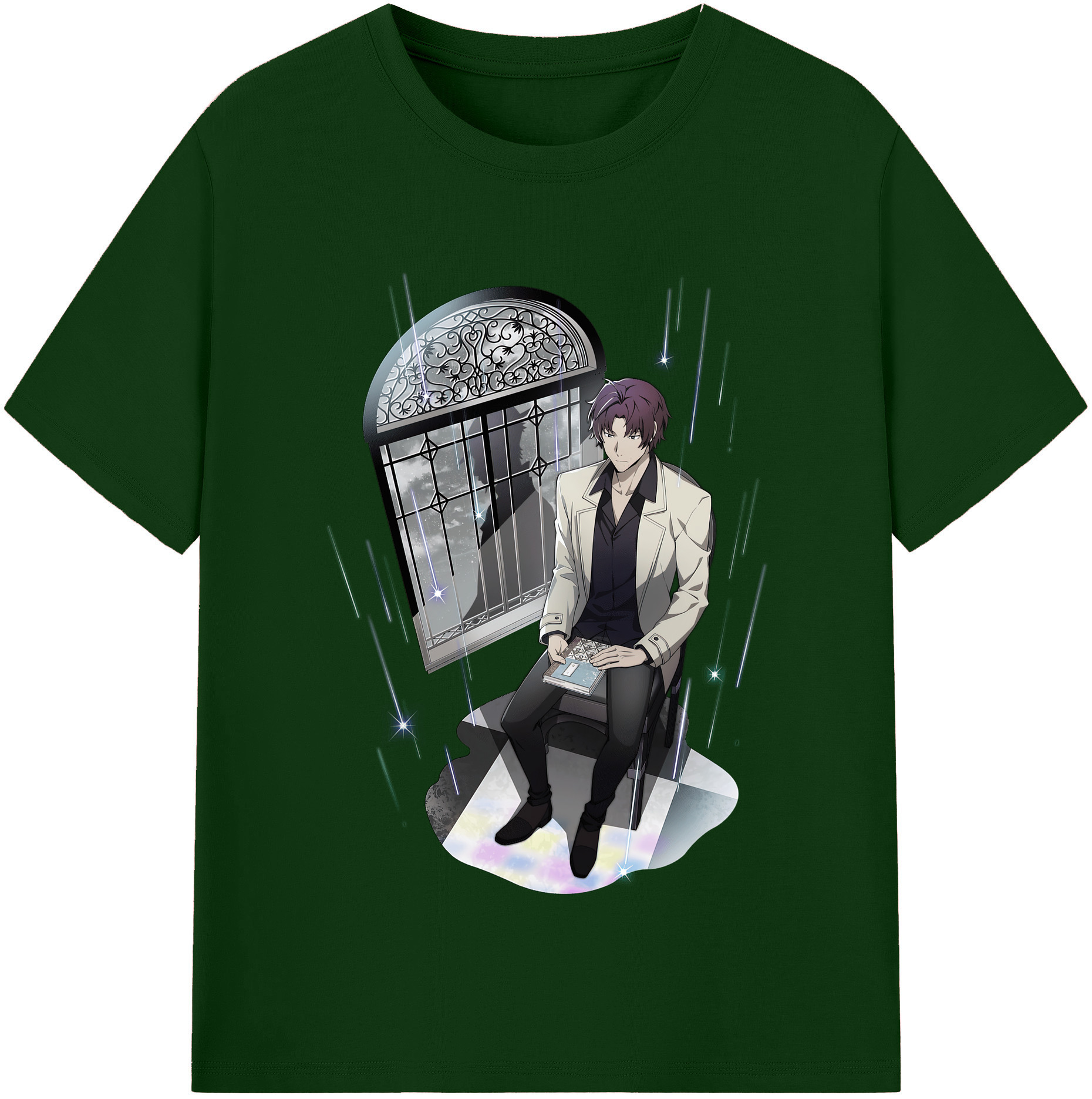 （画像用） 文豪ストレイドッグス Bungo Stray Dogs 綿100％半袖Tシャツ（フロントプリント）